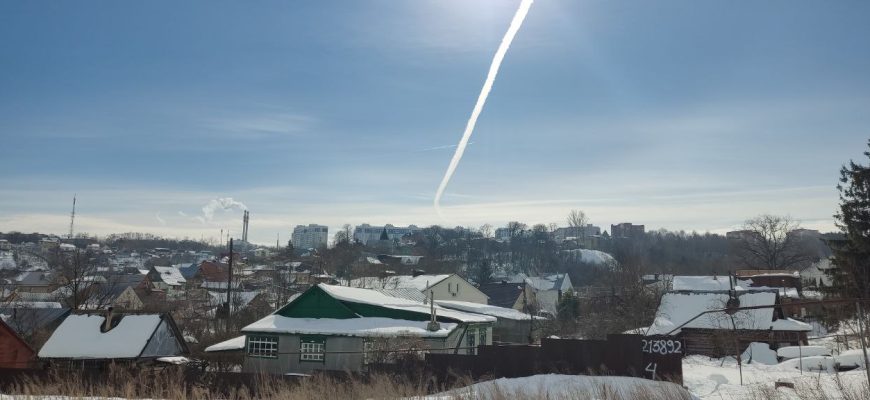 город зима дома