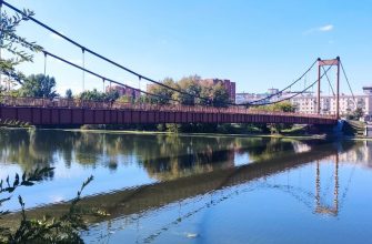 река сура Подвесной мост