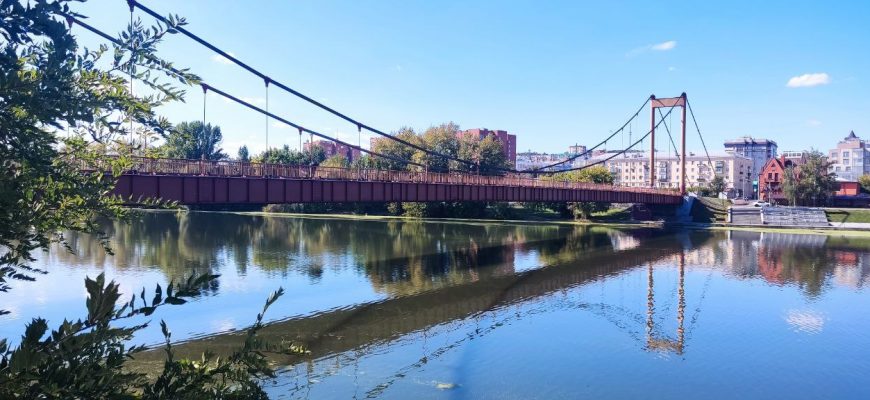 река сура Подвесной мост