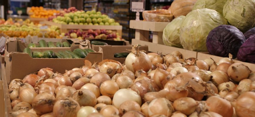 продукты магазин лук